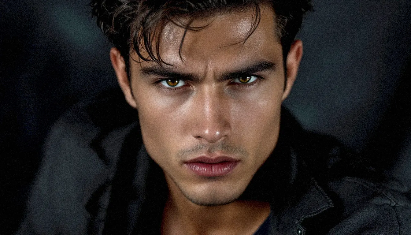 Book fotografico uomo per casting a Milano - modello in studio